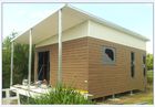 China Australia Style Prefab House Kits , Modern Prefab House With WPC As Exterior Wall Cladding factory